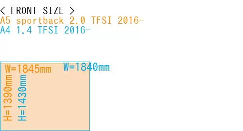 #A5 sportback 2.0 TFSI 2016- + A4 1.4 TFSI 2016-